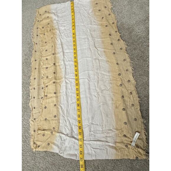 Collection Eighteen Infinity Brown Solid & Polka Dot Infinity Cowl Scarf - Picture 6 of 6